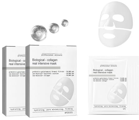 2 st. kollagen fuktmask, kollagen fuktmask för ansiktet, anti-rynk mask för ansiktet, fuktgivande nattmask för natten
