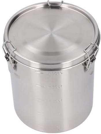 Conteneur de Stockage d'Aliments pour Chiens, Gâteau à Chiens Jar Aliments pour Bac en Acier Inoxydable Conteneur d' pour Chats Airt Airt Pet Metal Food Storage Bin pour les Secs pour,