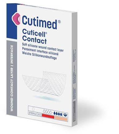 BSN Medical Cuticell Contact Wundverband, steril, 10 x 18 cm, 5 Stück