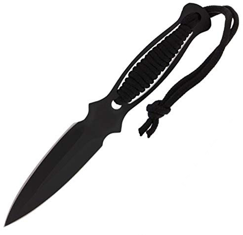G8DS® Wurfmesser mit Griffwicklung inklusive Stabiler Messerscheide für den Gürtel Camping Outdoor Jagd