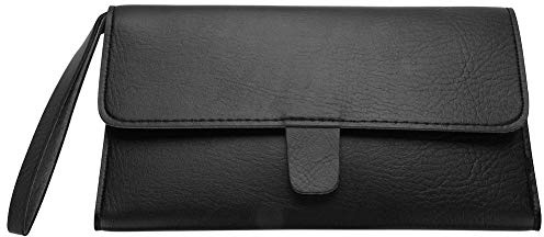 WYANG PU-Leder Scissor Holder Pouch Cases für Friseure, Salon Friseur Scherwerkzeuge Holster Bag mit Haarschneidemaschine, Trimmer, Pinsel, 1 Stück
