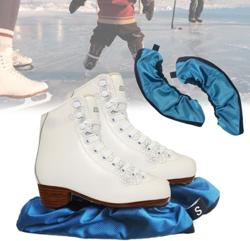 Couvre-Lames de Patins à Glace - Protecteurs de Protection pour Patins de Hockey et de Patinage Artistique, Accessoires de Patinage d'hiver pour Enfants, Jeunes et Adultes, 2 pièces