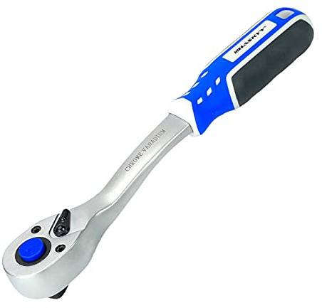 HASKYY CUK12-19 | Teleskopknarre I Umschaltknarre | 12,5 mm (1/2) | feinverzahnt | Knarre | Ratsche (Komfort 1/2)