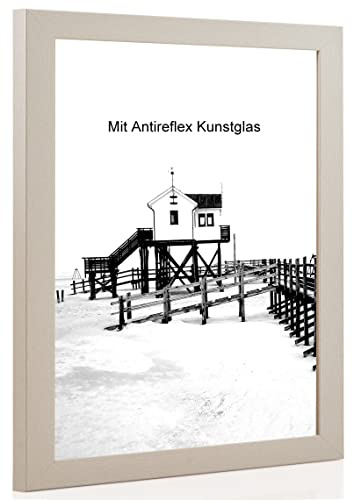 Bilderrahmen Alu mit Antireflexglas - Bildgröße 40x50 cm - Leistenbreite 30mm