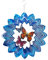Kinetic Art Windspiel Metall – leicht rotierendes 3D Hängewindspiel - Edelstahl inkl. Aufhängung und Wirbel, wetterbeständig, attraktive Heimdeko für Fenster und Garten (Butterflies)