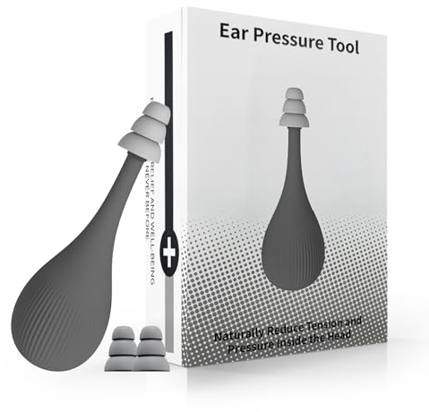 Dispositif d'éclairage de pression des oreilles, outil de pression de l'oreille, dispositif d'éclairage de pression d'oreille de migraine réduit naturellement la tension et la pression dans la tête