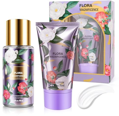 Fragrant Body Spray Women's Gift Set, 90ml Body Mist Fragrance Spray+75ml Body Lotion, Long-Lasting Fragrance Perfume, Body Care Sets for Women and Men, Travel Size Gift Sets, Christmas gifts