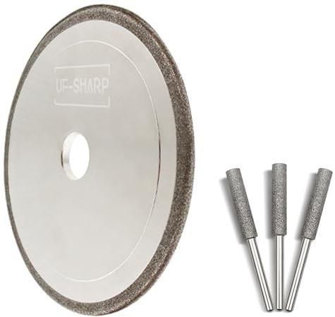 UF-SHARP CBN Chainsaw Grinding Wheel and Chainsaw Sharpener Bits （3/16 inch）