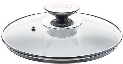Berndes 7020 Ersatzdeckel Titanium Special Edition, SignoCAST®, ColorCAST®, 20cm Ø, Glasdeckel bruchfest & hitzebeständig