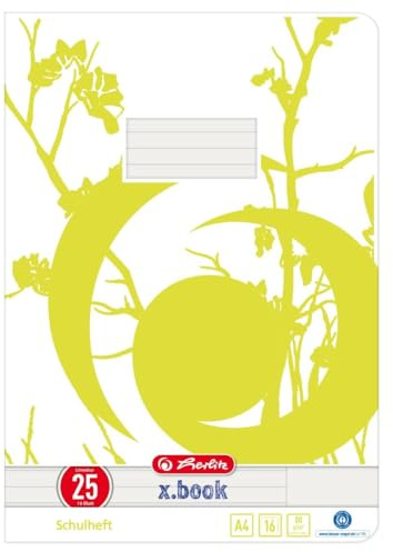 Herlitz Landr 3352507 Cahier de octave Format A6 quadrillé 70 g/m² 32 pages
