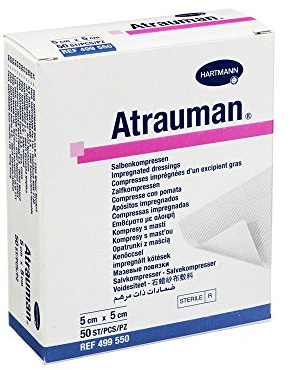 ATRAUMAN Tüll Verband, 5 x 5 cm