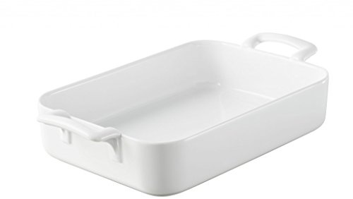 Revol 5569 Plat à Four Rectangulaire Porcelaine Blanc 30 x 21,5 x 6,5 cm
