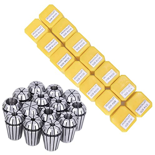 SILIVN 14pcs ER20 Spring Collet Set for CNC Engraving Machine