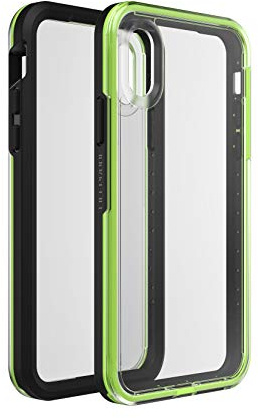 LifeProof Slam sturzsichere Schutzhülle für iPhone X/Xs Night Flash, schwarz/grün