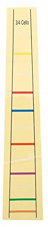 griffbrett aufkleber cello,Cello Aufkleber Cello Griffbrett Aufkleber Cello Finger Sticker Praktische Fret Griffbrett Label Aufkleber Fingerposition Marker für Cello Trainning Anfänger(3/4)