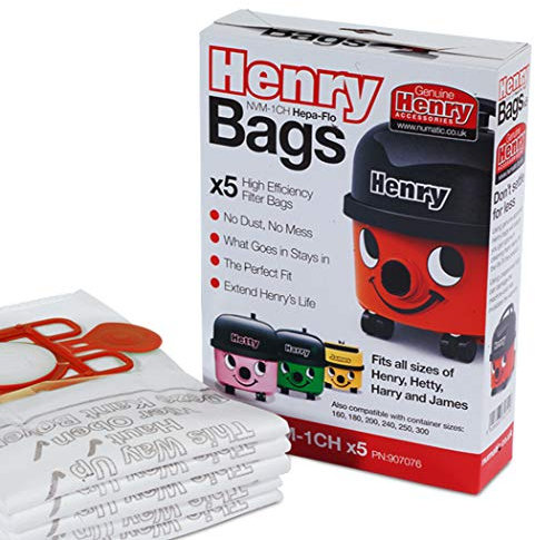 Numatic Henry NVM-1CH Vacuum Cleaner Bags, Various