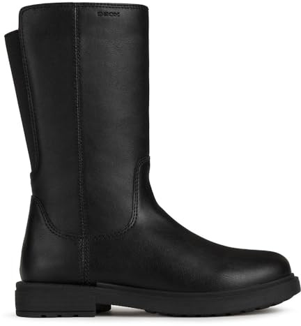 Geox Fille J Eclair Girl E Bottes, Black, 30 EU