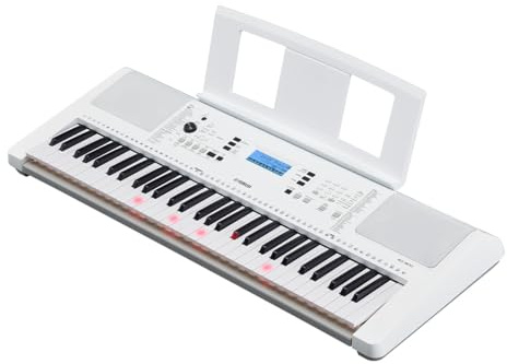 Yamaha EZ300 Tragbares Keyboard mit 61 Tasten mit beleuchteten Tasten und PA130 Netzadapter