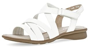 Gabor Damen Riemchensandalen, Frauen Sandalen,Moderate Mehrweite (G),Sommerschuhe,Freizeitschuhe,offene Schuhe,Weiss,38 EU / 5 UK