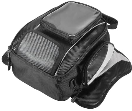 Lnhgh – Bolsa de almacenamiento para moto – Bolsa de almacenamiento para tanque de motocicleta, accesorio de ciclismo de motocicleta, bolsa de conducción de motocicleta con pantalla táctil impermeable