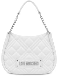 Love Moschino POLJC4208PP0MLA0100U, Bolso de hombro mujer, blanco, Color blanco.