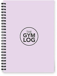 The Gym Log - The Perfect Logbook to record all your Workouts - A5 size with 104 pages and enough space for 100 workouts - An essential for all fitness regimes (Lilac)