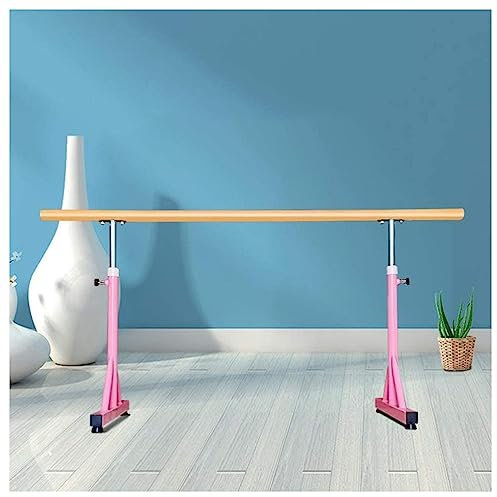 Ballettstange aus Holz, freistehend, verstellbar, für Kinder und Erwachsene, tragbar für Heimstudio, ideal für Stretch- und Aktivtraining