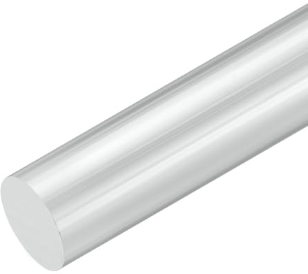 M METERXITY 1-Pack Round Aluminum Rod, 26mm (1-1/32) Dia 100mm (4) Length 6061 Aluminum Round Rod Solid Lathe Bar Stock Metal Sticks for DIY Crafts Making/Industrial/Construction/Model