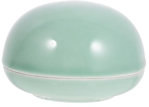 HOMSFOU Caja de Porcelana para Tinta de Caligrafía Contenedor de Almacenamiento de Tinta Diseño Práctico y Portátil Tapa para Artes de Escritura y Pintura