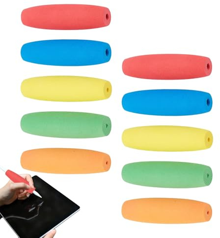 10Pcs Tube En Mousse Pour Couvert, Manchon De Poignée En Mousse, Housse De Tube Antidérapante En Mousses, Accessoires Ergonomiques Pour Adulte Handicapé, Problème Préhension Contrôle Coordination