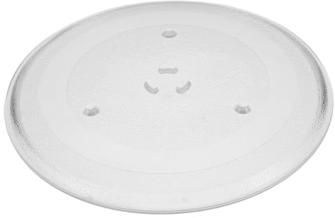 COLLBATH Mikrowellenteller Glasplatte Hitzebeständig Ersatz-drehteller Kompatibel mit Samsung Mikrowellen Gleichmäßige Wärmeverteilung Einfache Reinigung Transparentes Design