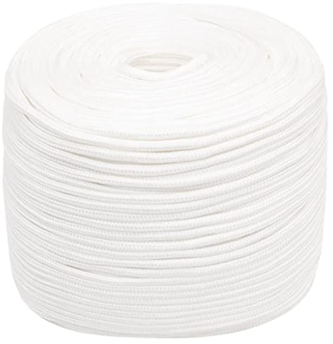 Tau Kletter Seil, Bootsseil Weiß 10 mm 100 m Polypropylen, Drinnen & Draußen