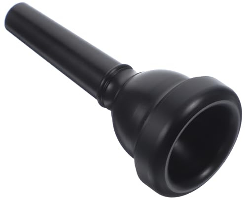 Abaodam Boquilla de Reemplazo para Trombón de ABS Negro, Estructura Simple y Buen Sonido, Ligera, Adecuado para Principiantes y Profesionales en Instrumentos de Viento