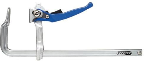 KS Tools 145.0402 Ganzstahl-Schnellspann-Schraubzwinge, 80x160mm