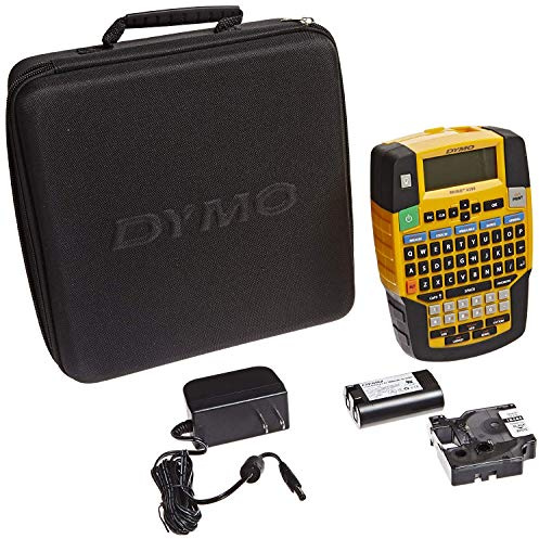 Dymo Rhino 4200, Kit Stampante per Etichette a Trasferimento Termico (1.9 cm, Code 128 (A/B/C), Code 39, Querty, AA)