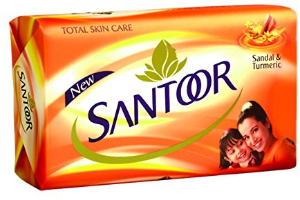 Santoor Sandal & Turmeric Soap - 100g by Santoor