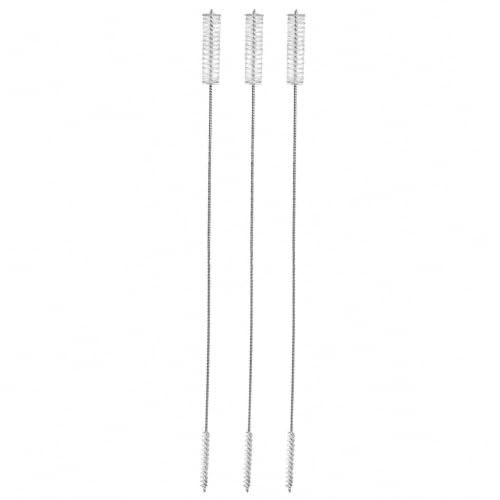 Piebert Care 3x Doppel-Reinigungsbürste 3 mm & 7 mm – Hochwertiger Edelstahl & robuste Nylonfasern – Premium Milchschlauchbürste für Kaffeevollautomaten – kompatibel mit DeLonghi, Siemens, Jura
