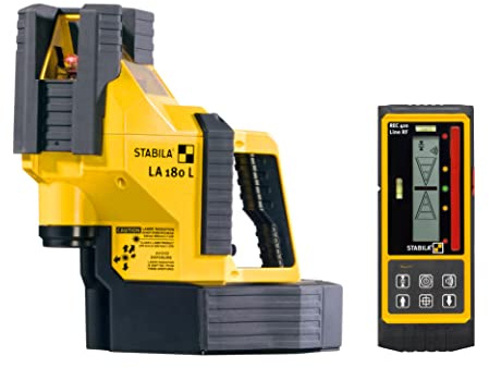Stabila Multilinien-Laser LA 180 L, 6-teiliges Set, 18044, Gelb, Laser LA180 L