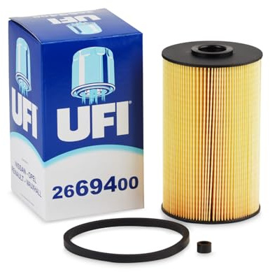 UFI Filters, Dieselfilter ‎26.694.00, Passend für Autos, Anwendbar auf verschiedene Modelle von Nissan, Opel, Renault, Vauxhall