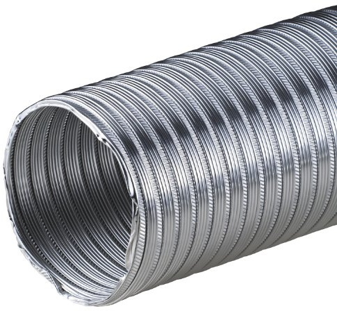 Alu-Flex-Rohr 3 m Flexrohr Ø 150 mm 150mm Alurohr Flexschlauch Schlauch Aluminium Aluflexrohr flexibles Aluminiumrohr Aluflex Hitzebeständig AF