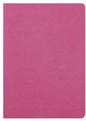 Clairefontaine 733002C Heft AgeBag (DIN A4, 21 x 29,7 cm, blanko, ideal für Ihre Notizen und Zeichnungen, 48 Blatt) 1 Stück rot