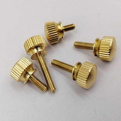 10 STÜCKE M3 M4 M5 M6 Hand festziehen Messing Rändelschrauben Kupfer Twist Rändelschrauben Computer Chass Bolzen Rändelschraube, 16 mm, M3