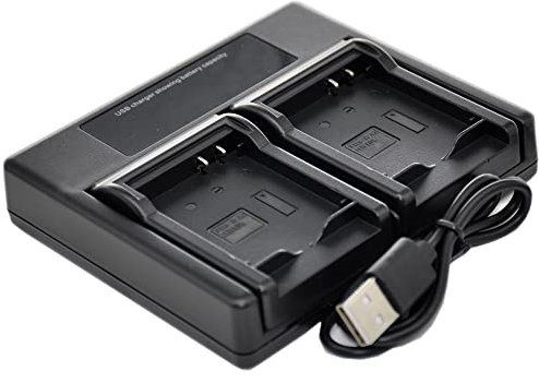 BTBAI Batteria compatibile sb-l320 per samsung sbl320 sb-l160 sb-l480 sb-l110a videocamera (1 x caricatore USB doppio)