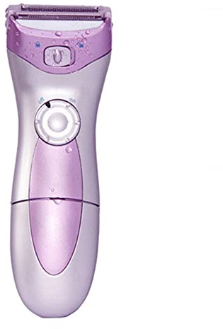 Lady Shaver 3 en 1,Afeitadora eléctrica sin dolor para mujer, mojada y seca, IPX7, resistente al agua, sin cable, funciona con pilas, para eliminar el vello corporal, para cara, cejas, brazos, axilas