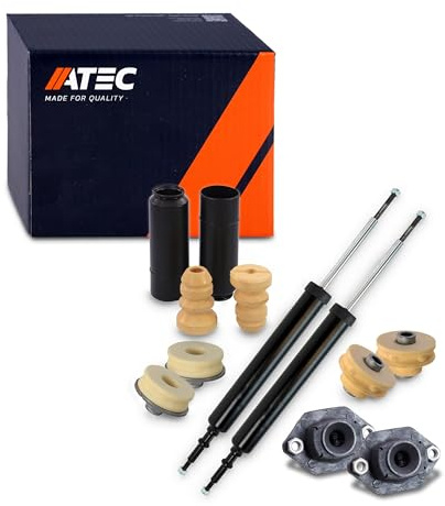 ATEC Germany 2x Gasdruck Stoßdämpfer Hinten Federbein Zweirohr inkl.