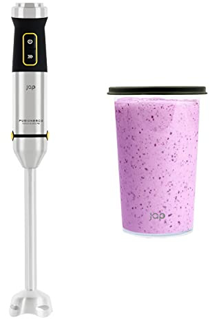 JAP Starke Stabmixer F1 | Frischhaltedose mit Deckel 800ml | 1200 W | einfache Reinigung | Titanklingen