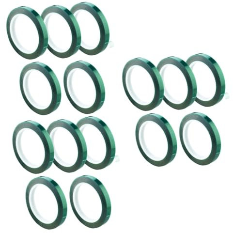 NIYANGLE 15 Pcs Circuito Schermatura Nastro Nastro Adesivo Ad Alta Temperatura Goon Auto Automotive Ktape Alta Temperatura Colla Del Auto Vernice Spray