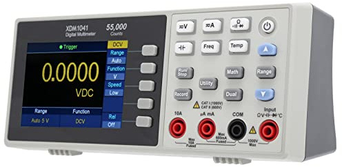 ANKROYU Desktop Multimeter, AC DC Current Voltage True Rms Temperature Tester Meter, Portable Digital Multimeter for Laboratories Instruments(UK)