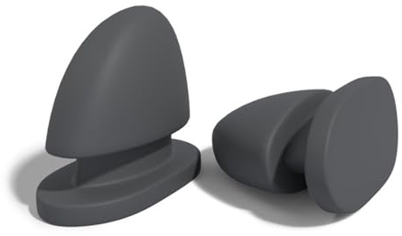 Hai-Slides-Flossen, ein Paar DIY Cloud Shark Slippers Ersatz-Oberflossen (dunkelgrau, One Size)