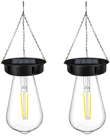 Solar Module Replacement Bulbs, 8.5 cm LED Bright Water Resistant 600mAh for Garden Lights, Lanterns and DIY Decoration (2 Pack)